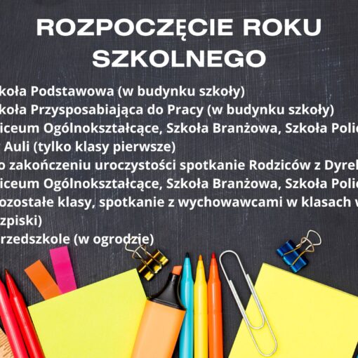 Rozpoczęcie Roku Szkolnego